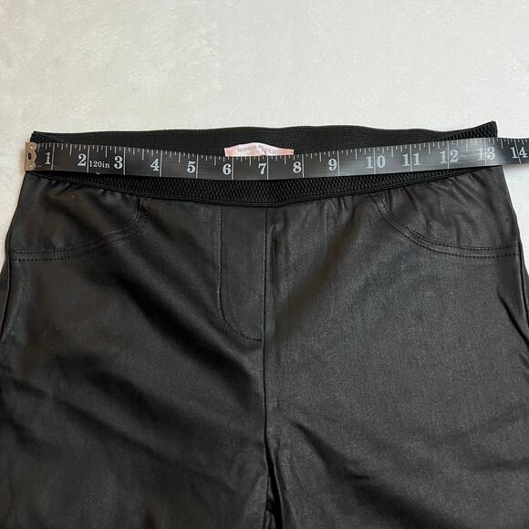 Romeo & Juliet Couture Mid Rise Coated Skinny Leggings Size S Stretch Whimsigoth - Picture 6 of 9